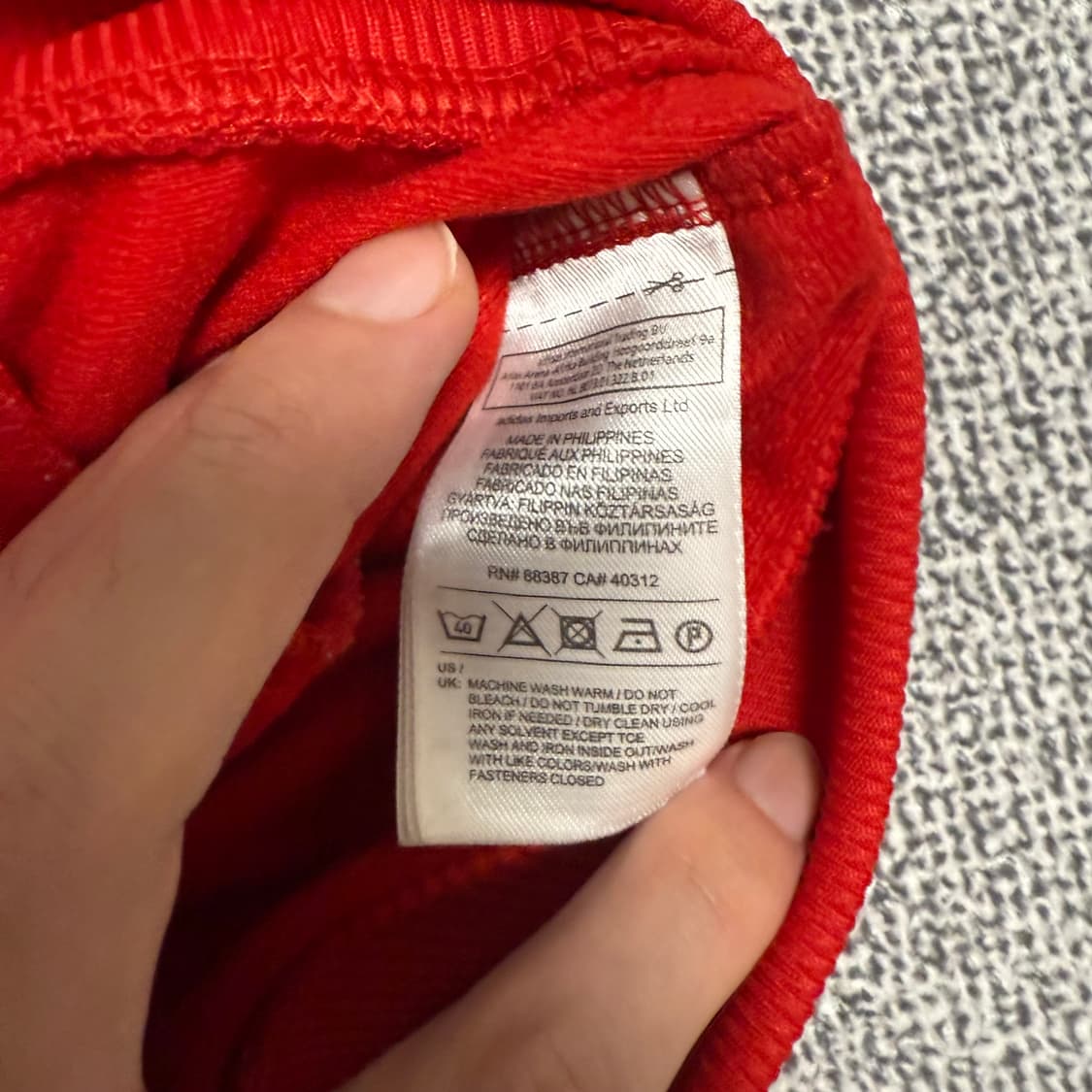 아디다스 파이어버드 져지 레드 해외XL 트랙탑 상품이미지4
