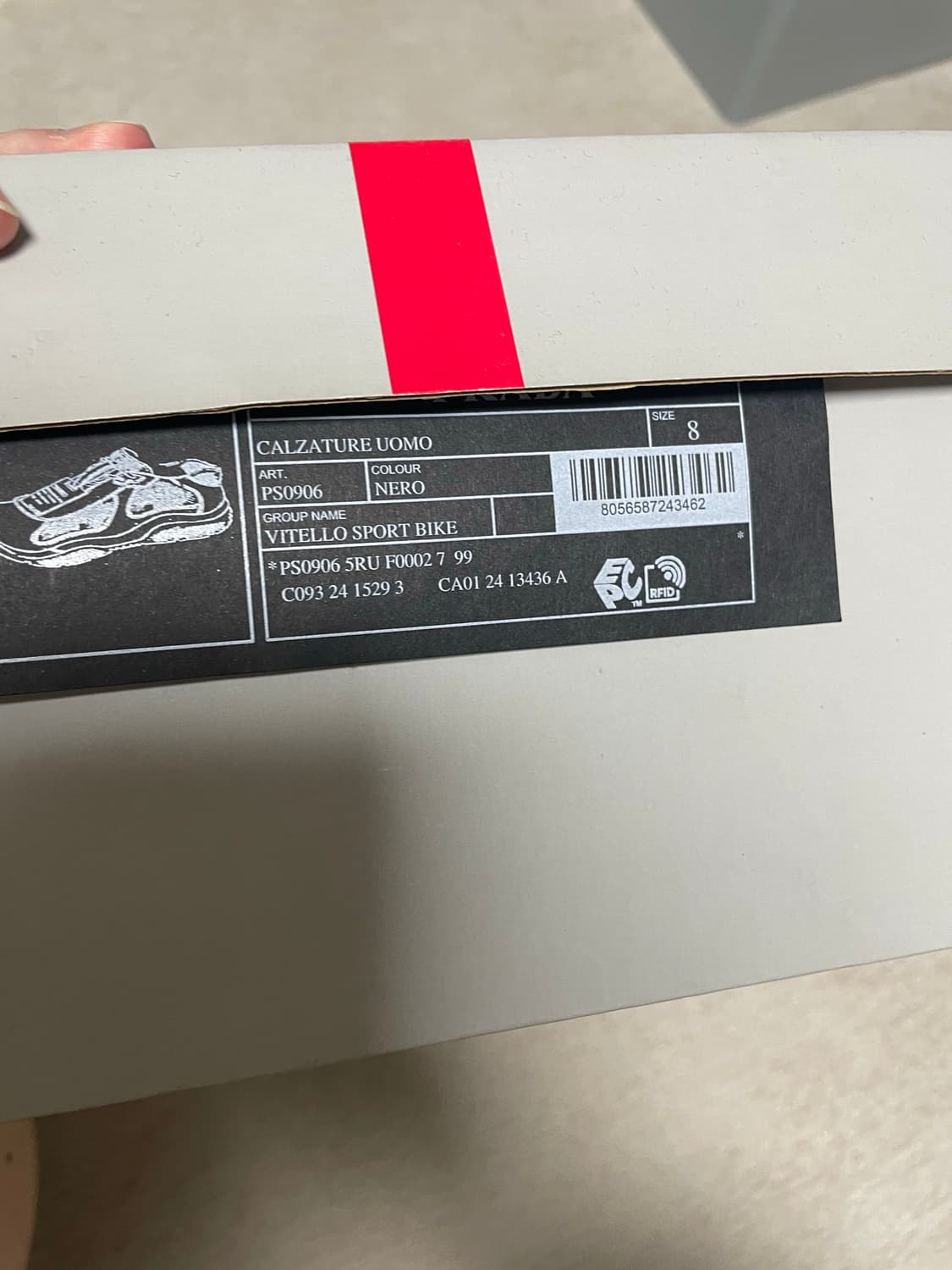 프라다 아메리카컵 8 블랙 상품이미지4