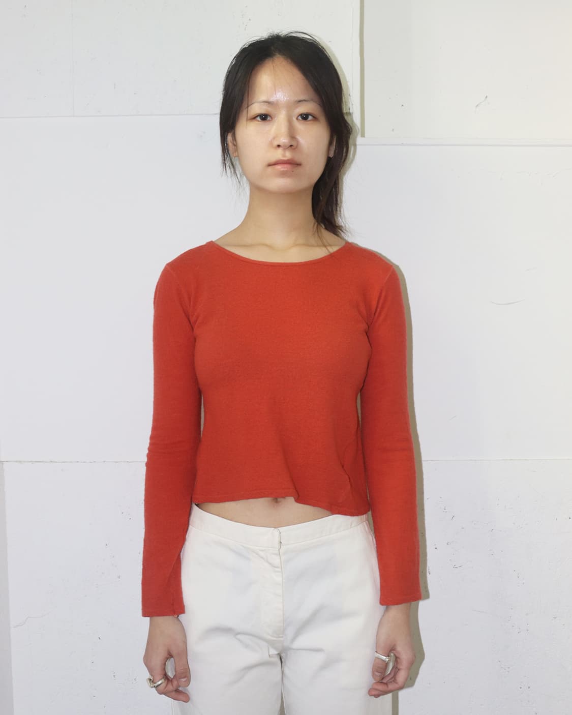 마틴 마르지엘라 by 미스 디애나 90s No.6 라나울 크롭 롱슬리브 상품이미지1