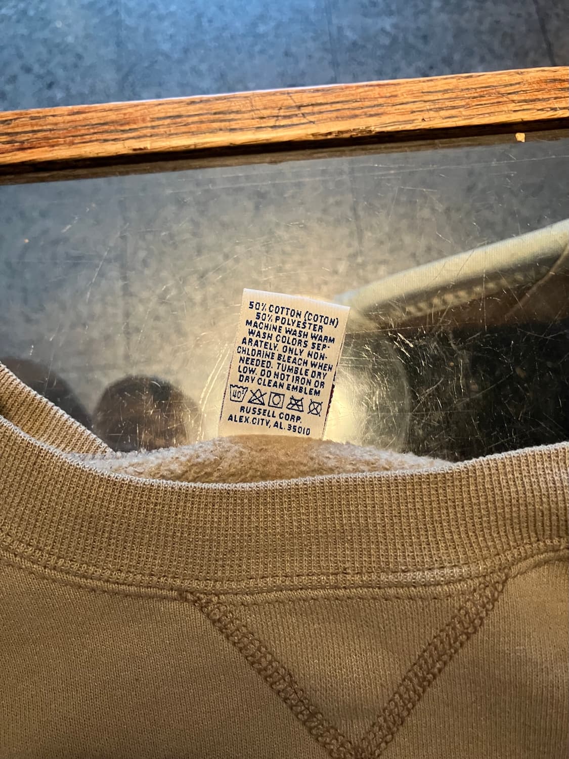 90s USA 빈티지 러셀 플레인 스웻 셔츠 맨투맨 상품이미지6