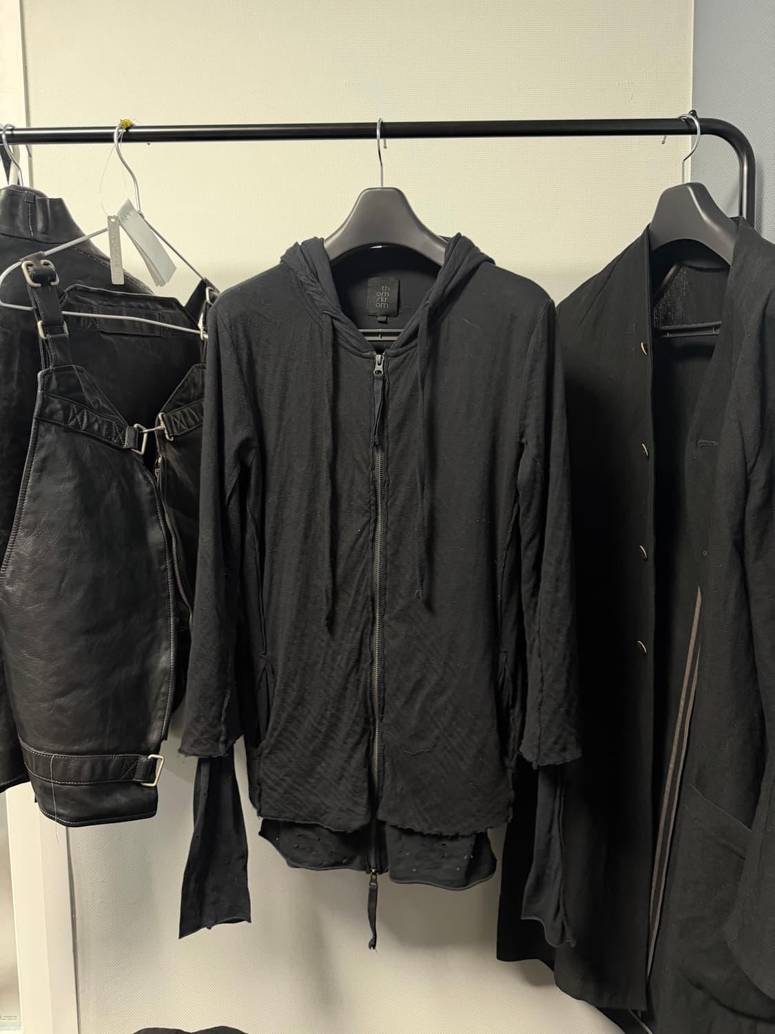 톰크롬 더블 레이어드 후드집업 xs 상품이미지1