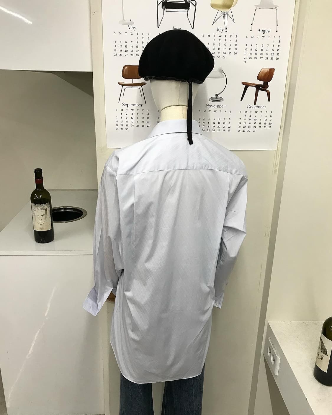 꾸레쥬 로고 셔츠 상품이미지8