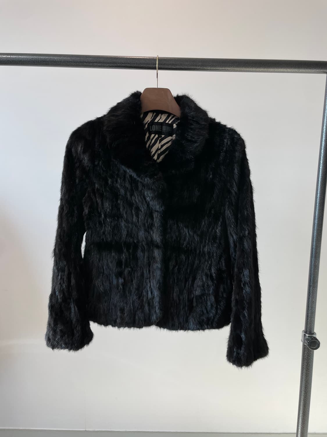 (M) LONE 론 정욱준 여성용 숏 밍크 코트 자켓 상품이미지1