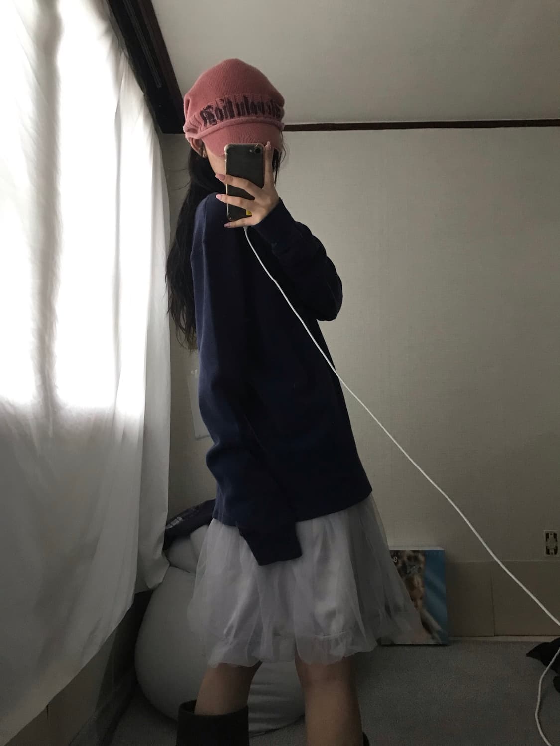 폴로 네이비 와플 롱슬리브 상품이미지4