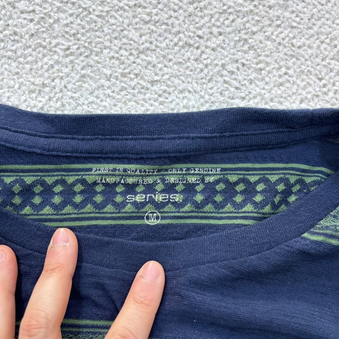 M 시리즈 스트라이프 반팔 티셔츠 0406E 상품이미지3