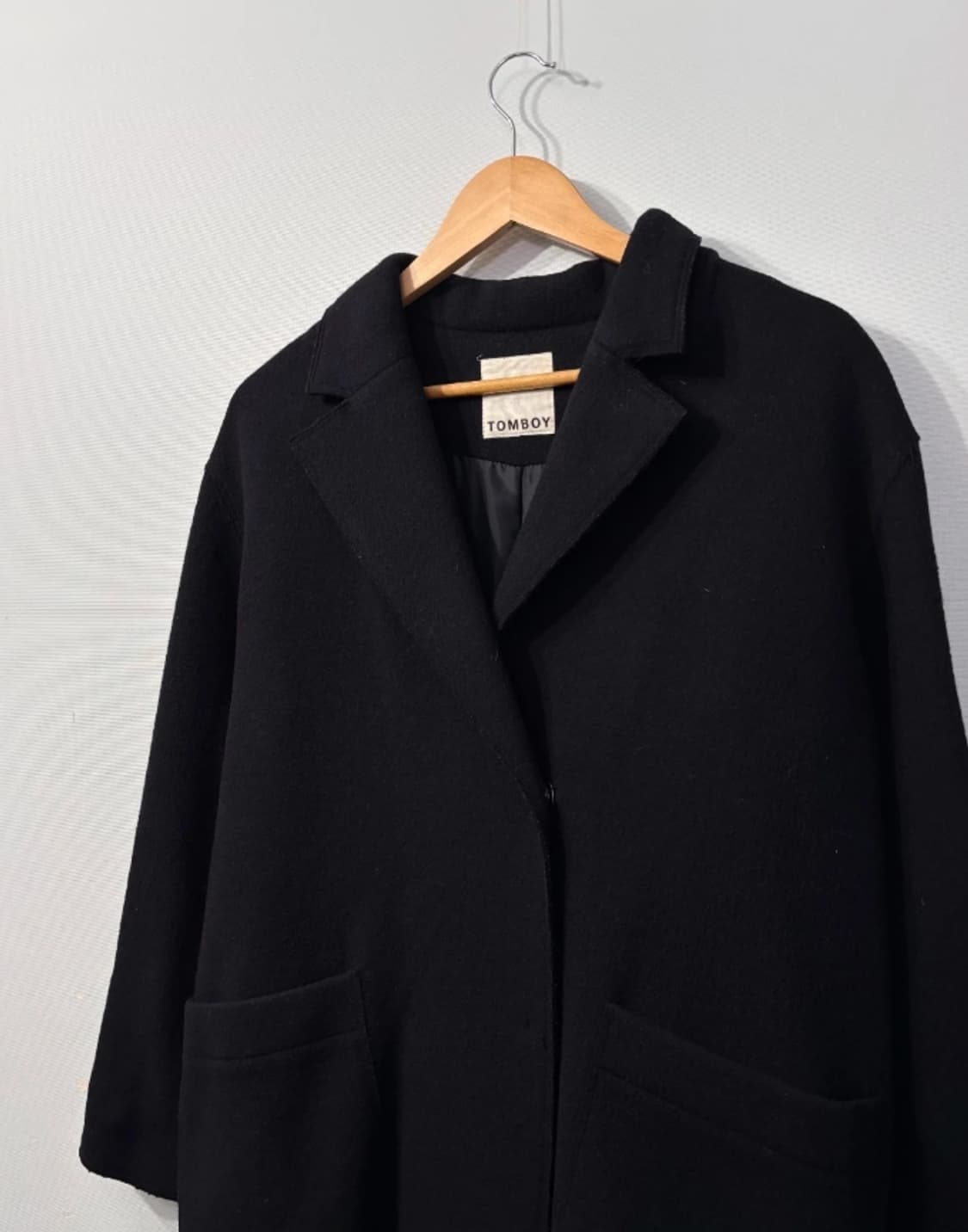 스튜디오톰보이 블랙 코트 ~55 상품이미지2