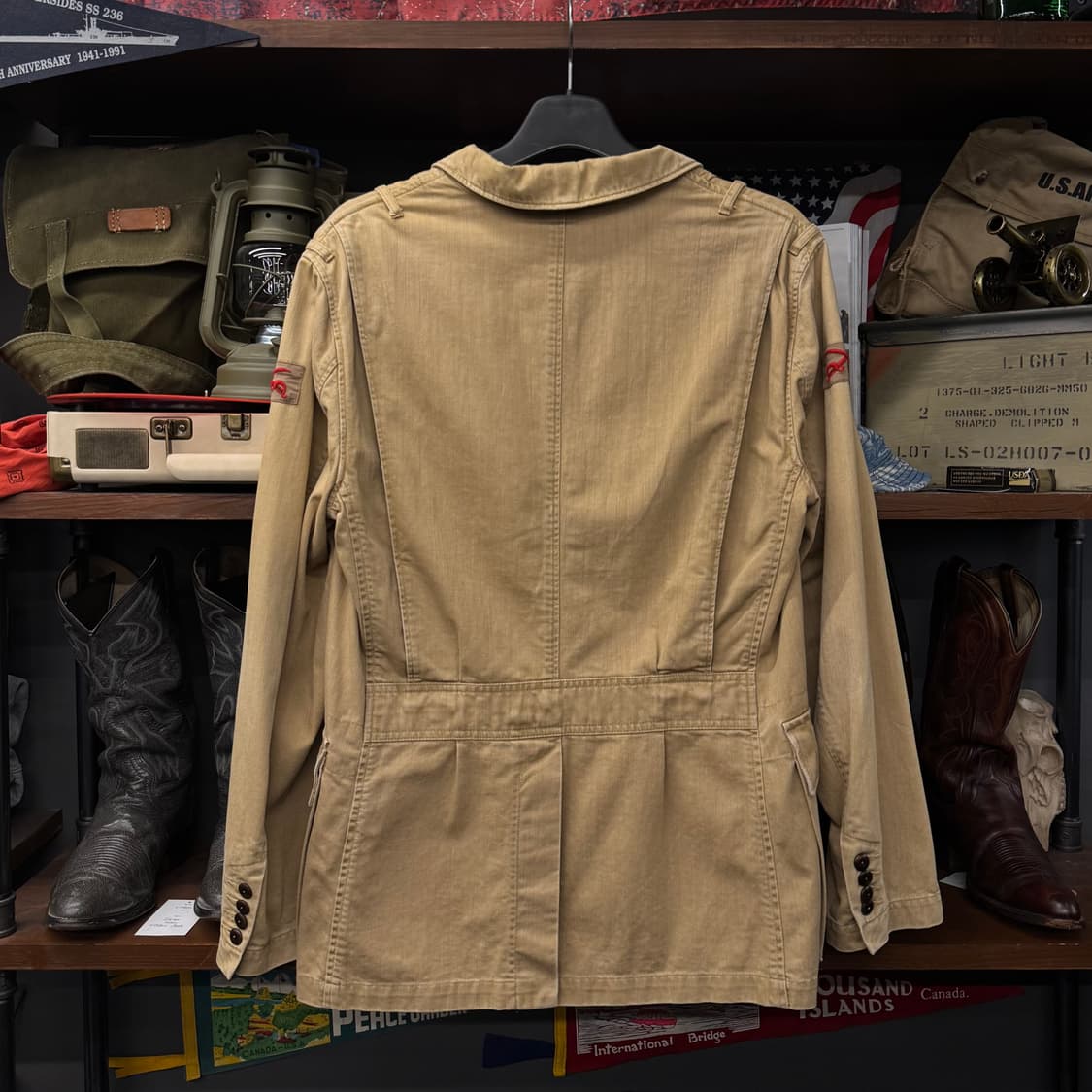 폴로 랄프로렌 빈티지 밀리터리 복각 헌팅 필드 자켓 블레이져 상품이미지2