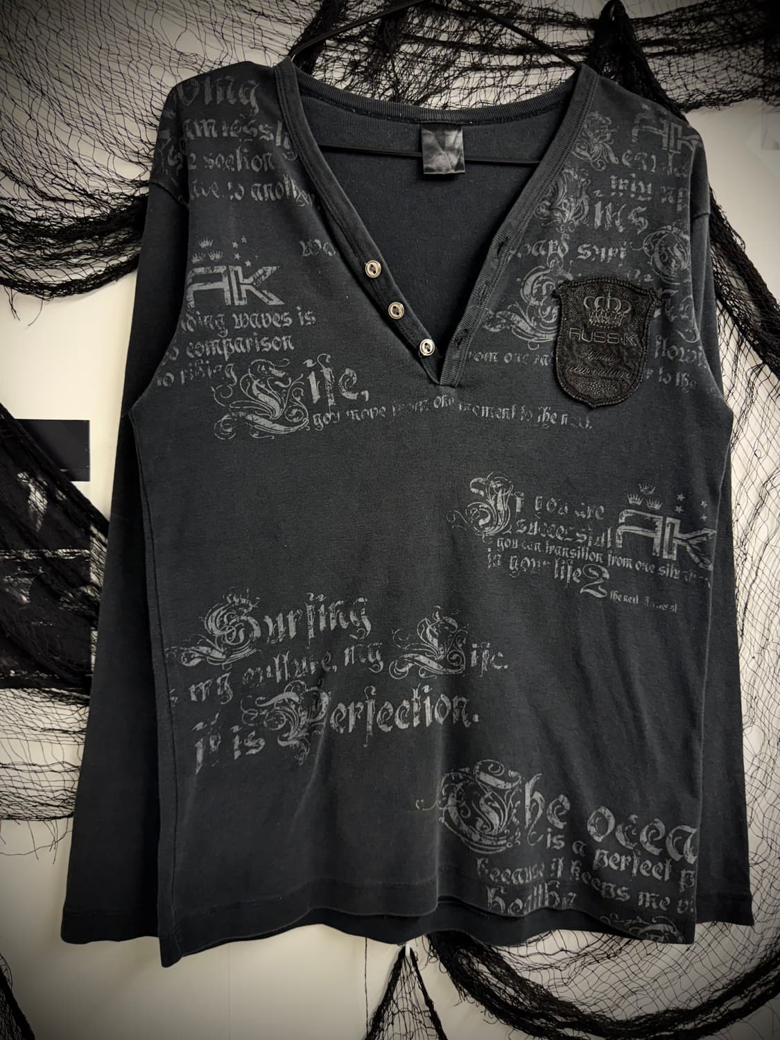 00s printing patch detail longsleeve 상품이미지2