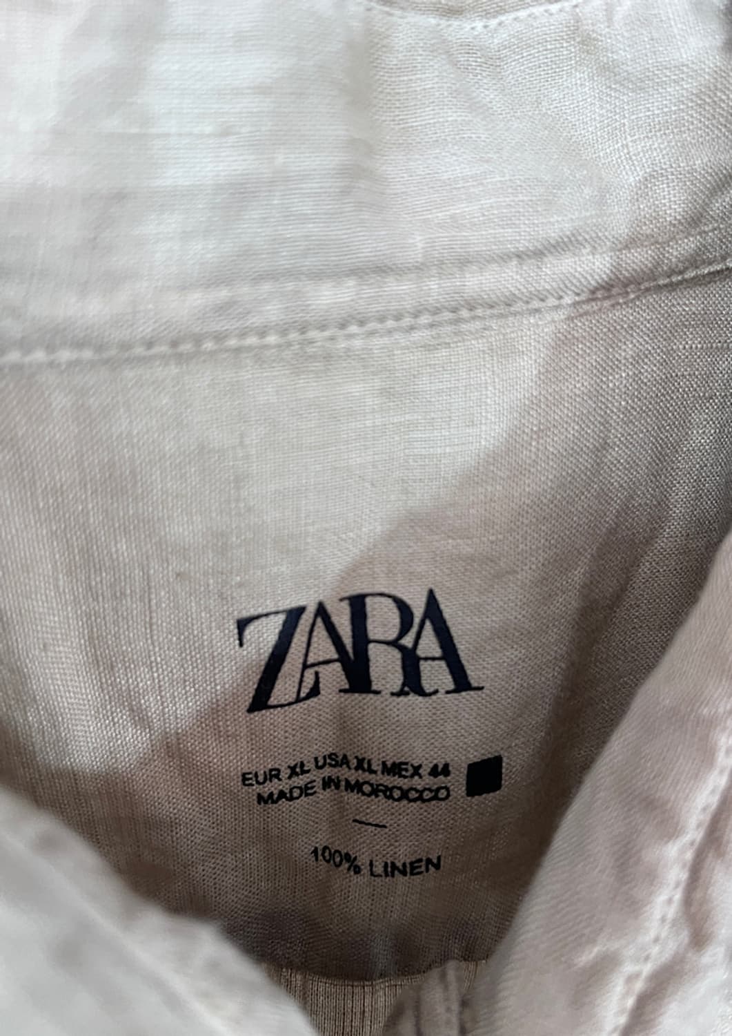 zara linen shirt  상품이미지4