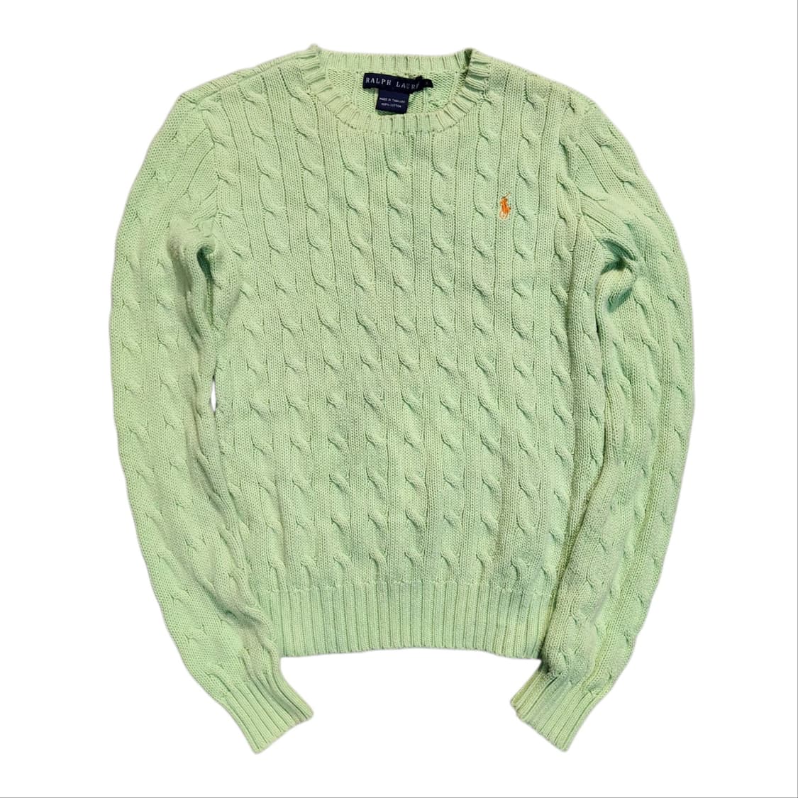 폴로 랄프로렌 그린 케이블 니트 (XS) 상품이미지1