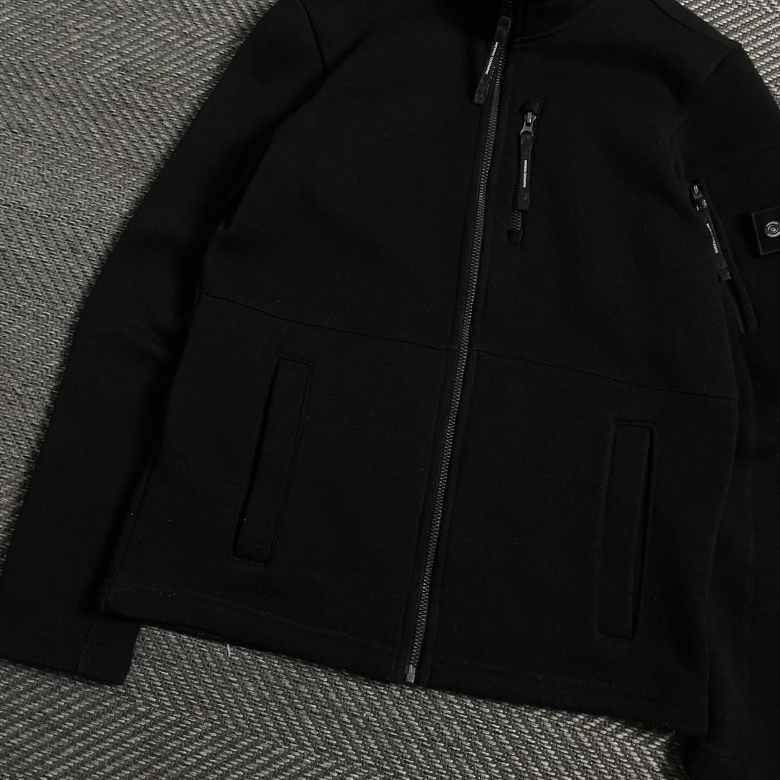 내셔널지오그래픽 와펜 로고 니트 집업y 5020 상품이미지4