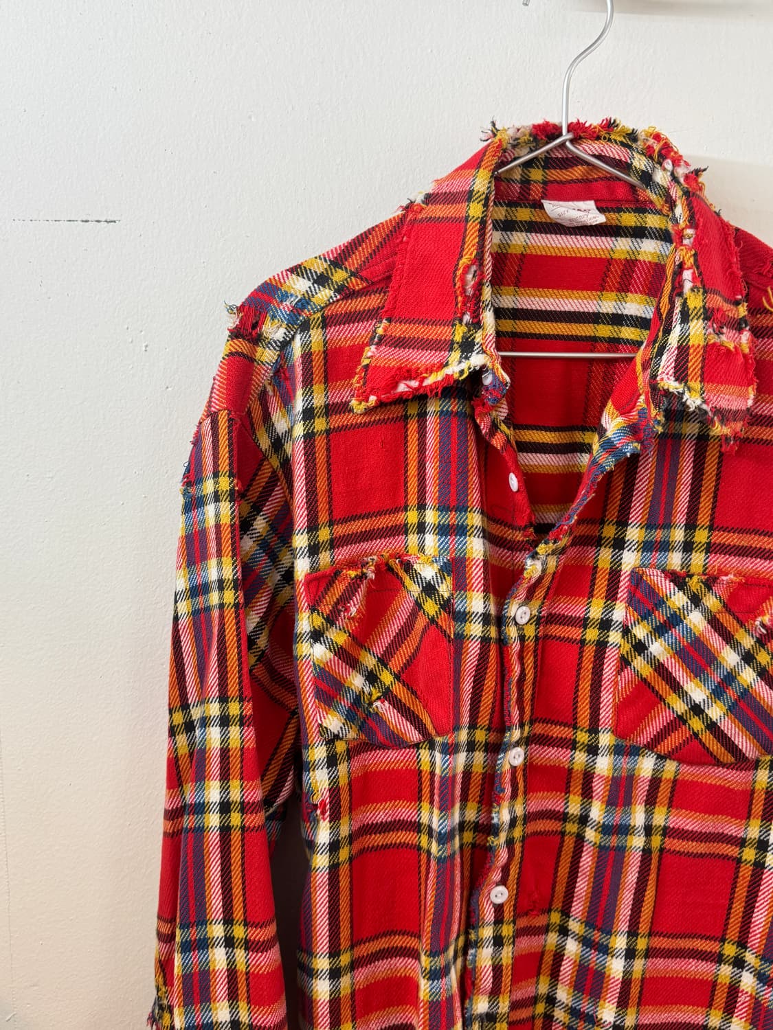 80s big mac flannel button up shirt 상품이미지2