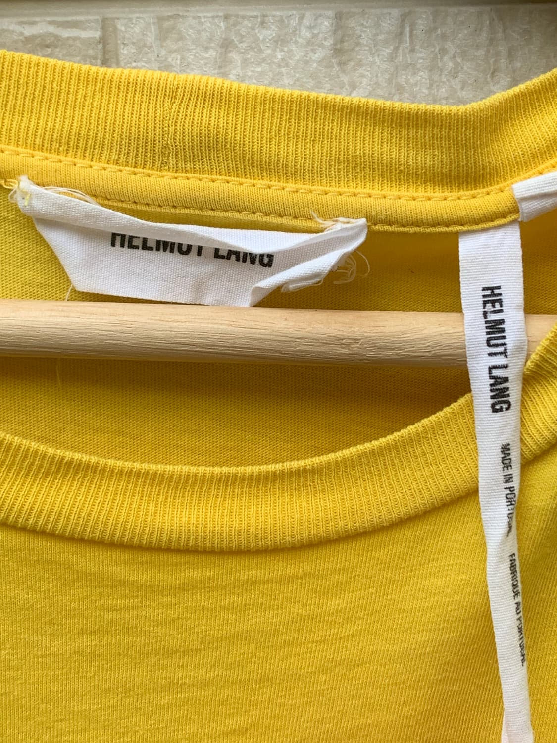 헬무트랭 택시 반팔 티셔츠 (yellow) 상품이미지6