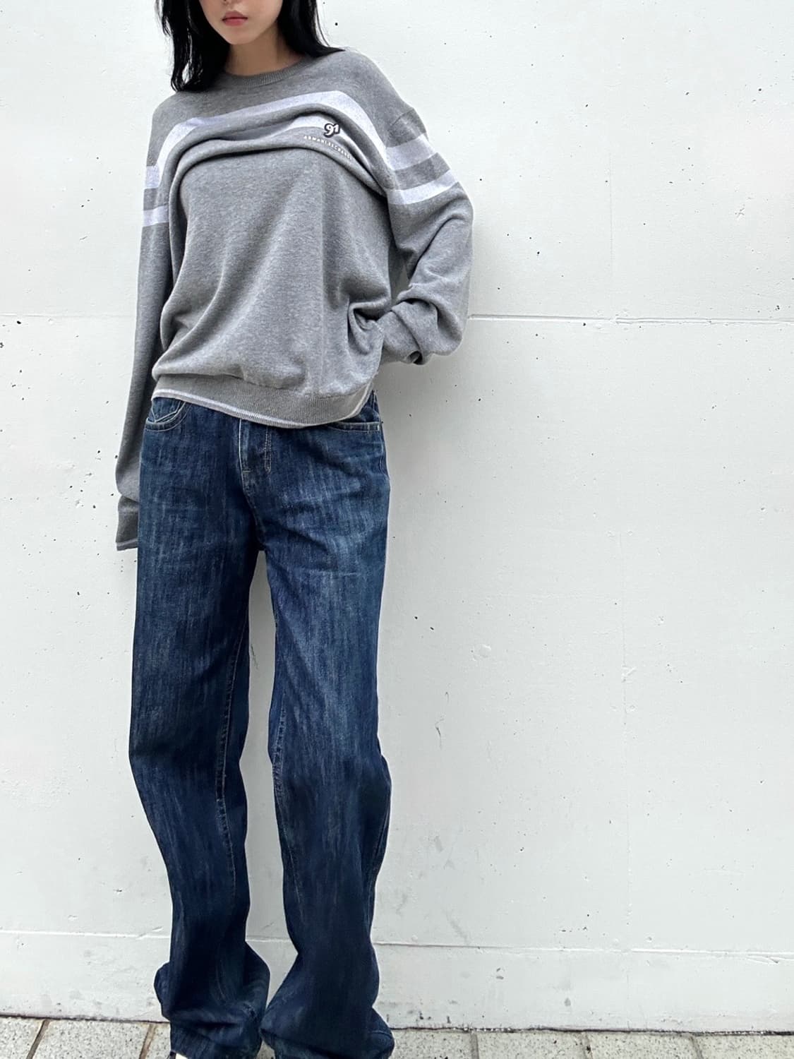 ARMANI EXCHANGE 91 logo lined knit  상품이미지6
