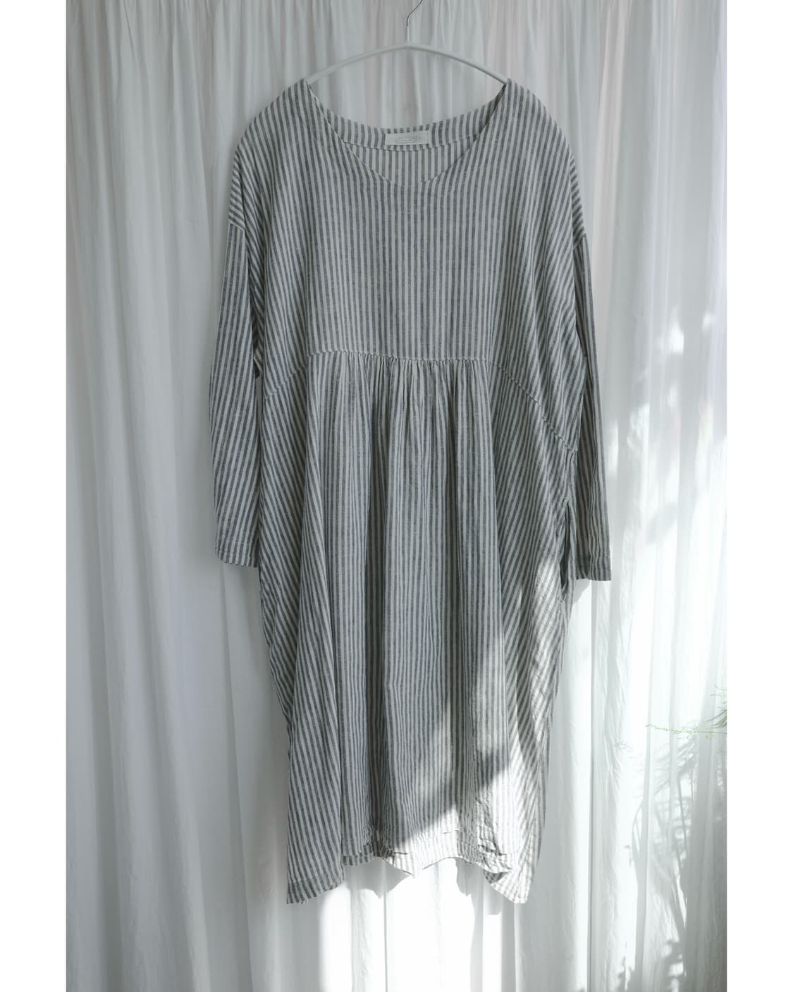 Striped pajama dress 상품이미지1
