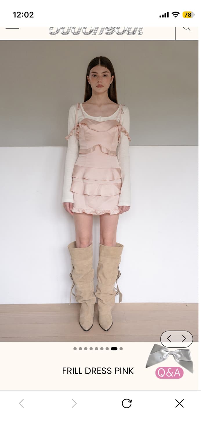 오드원아웃 미니원피스 s 상품이미지5