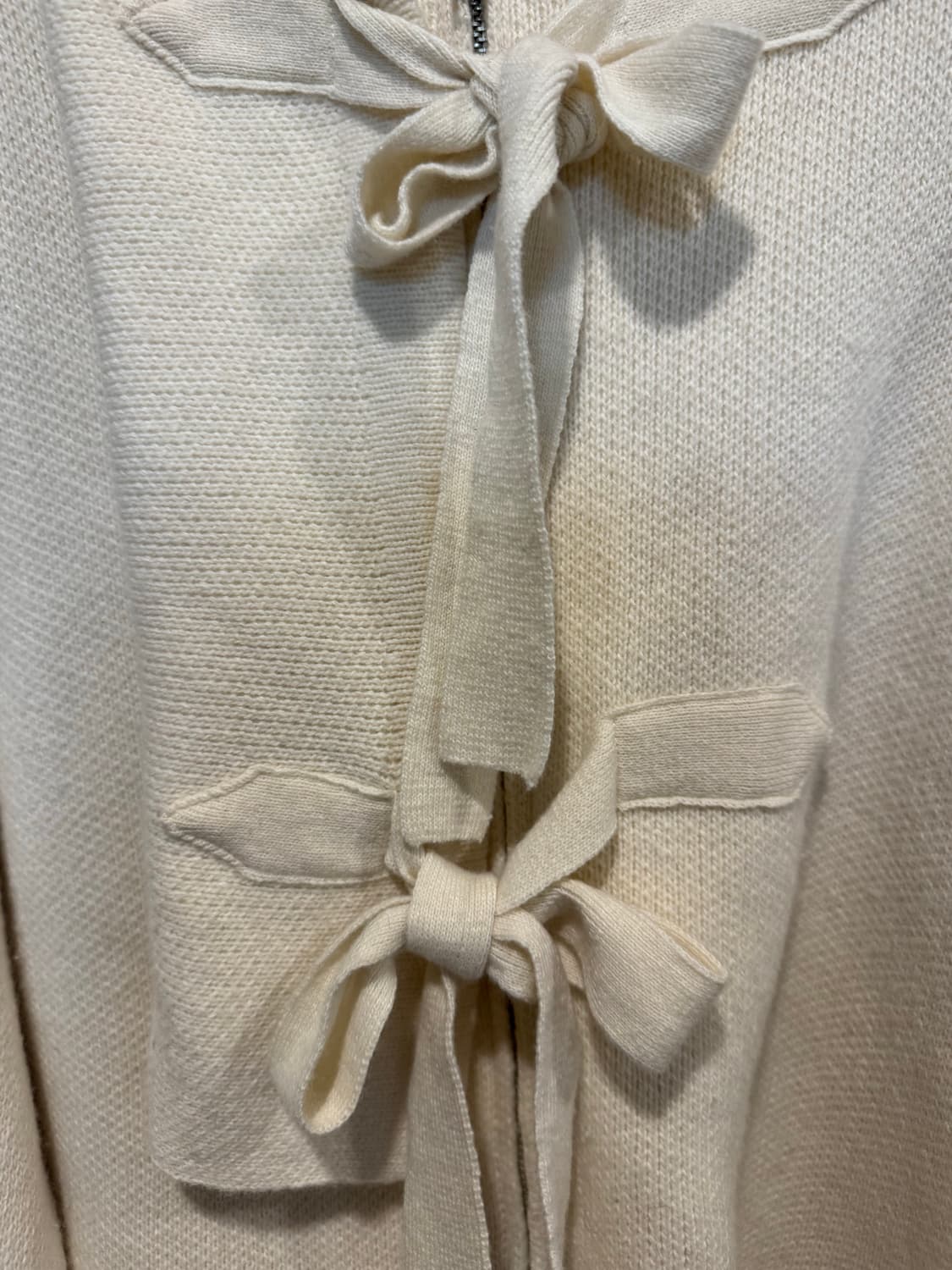 AAV 아브컬렉션 리본 후디 가디건 상품이미지6