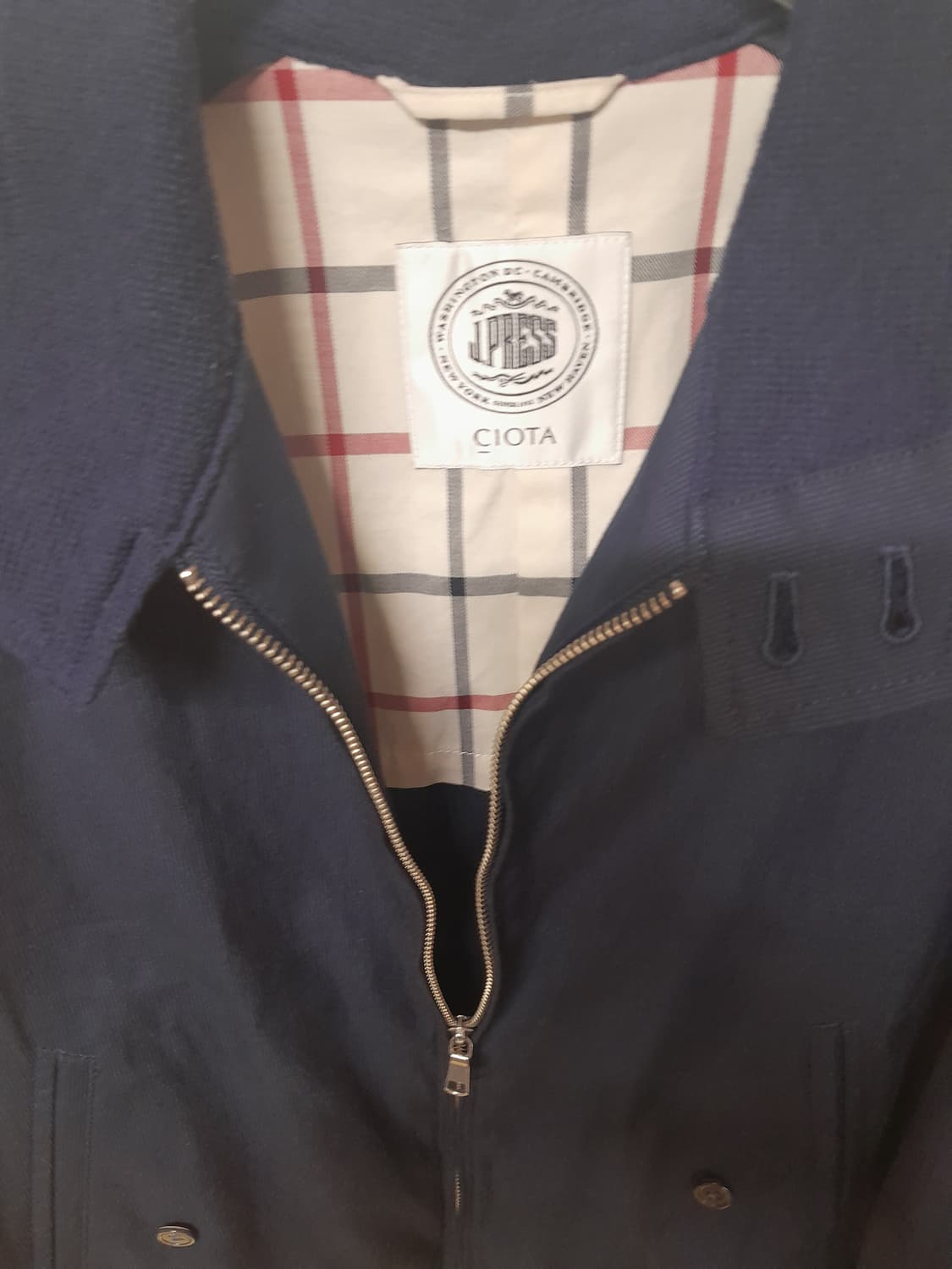 CIOTAx J.PRESS GOLF JACKET NAVY 3 size 상품이미지3