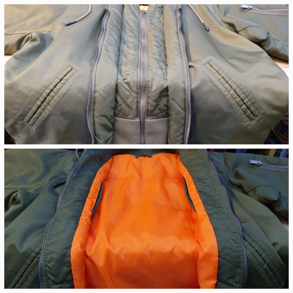 100/105.INDI 패딩 봄버점퍼 상품이미지7