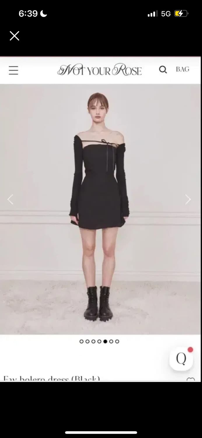 낫유어로즈 페어 볼레로 드레스 상품이미지1