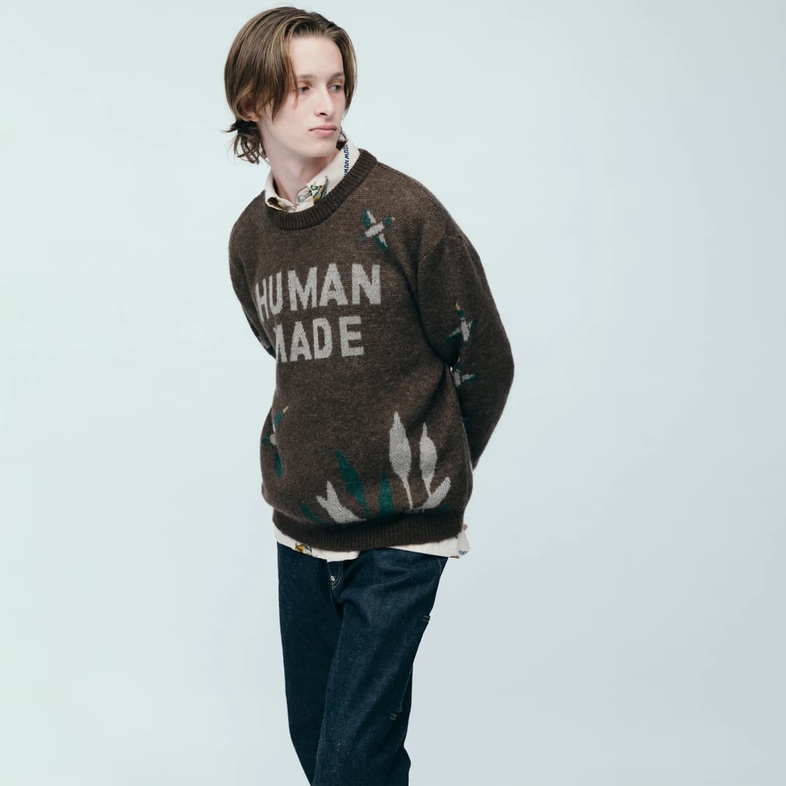 ((새상품)) 휴먼메이드 오리 니트 스웨터 XL 상품이미지5