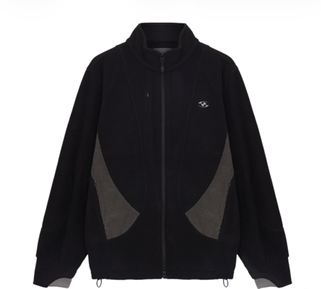 [2size] 산산기어 플리스 자켓 블랙 상품이미지1