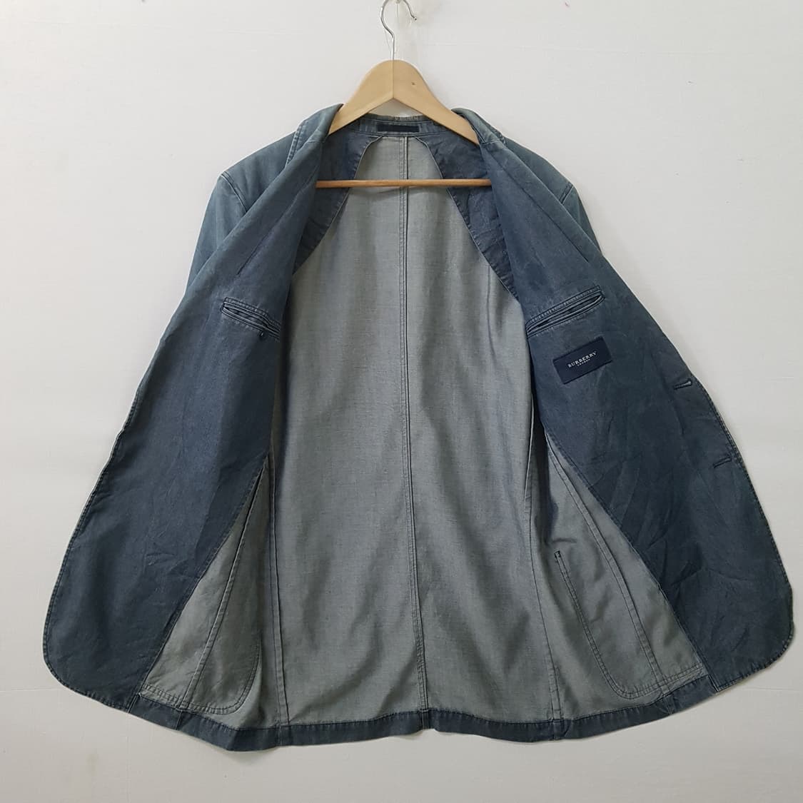 BURBERRY 버버리 런던 텐셀 데님 자켓 남성용 상품이미지4