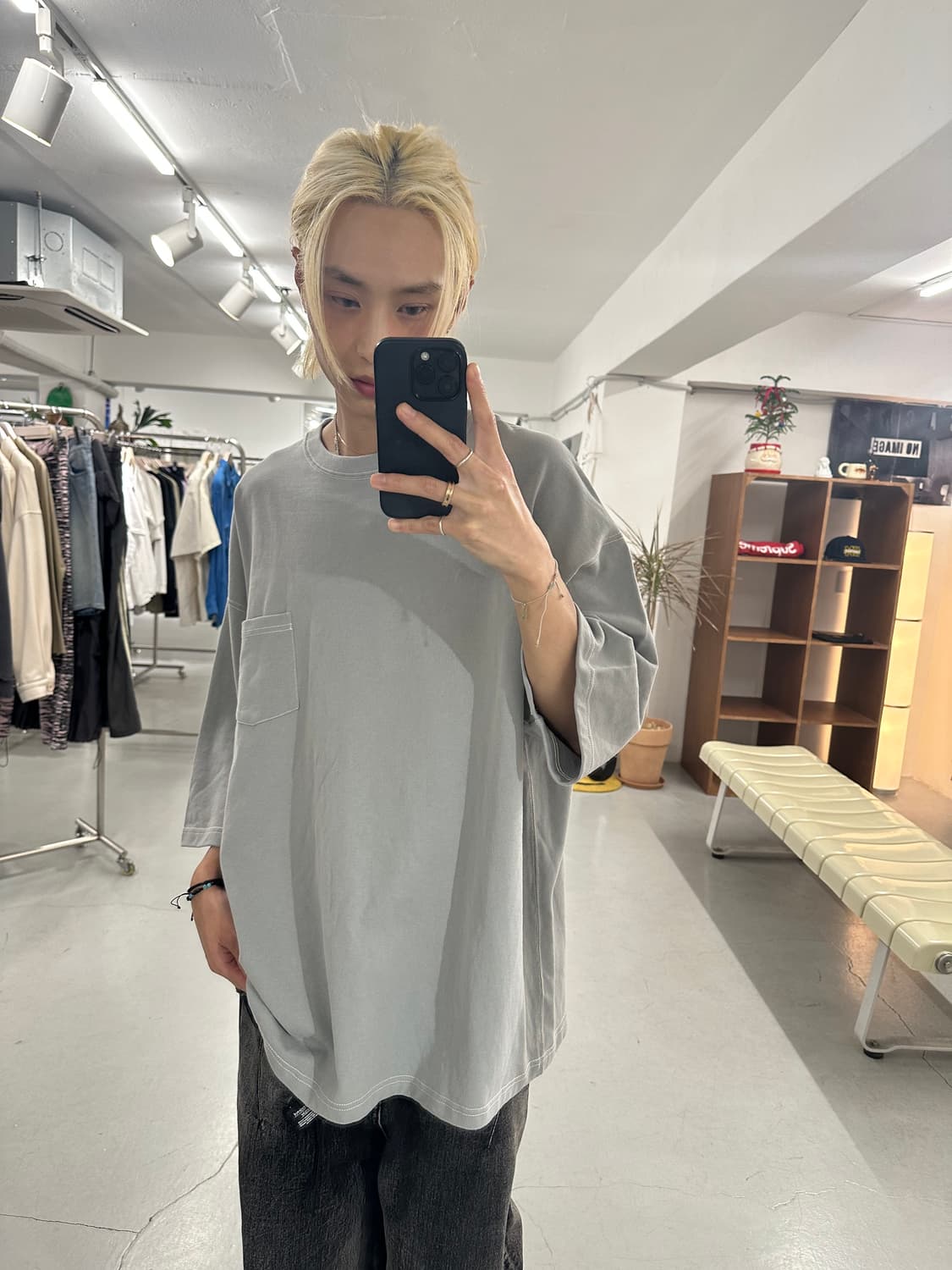 BEAMS Stitch Big Tee 상품이미지1