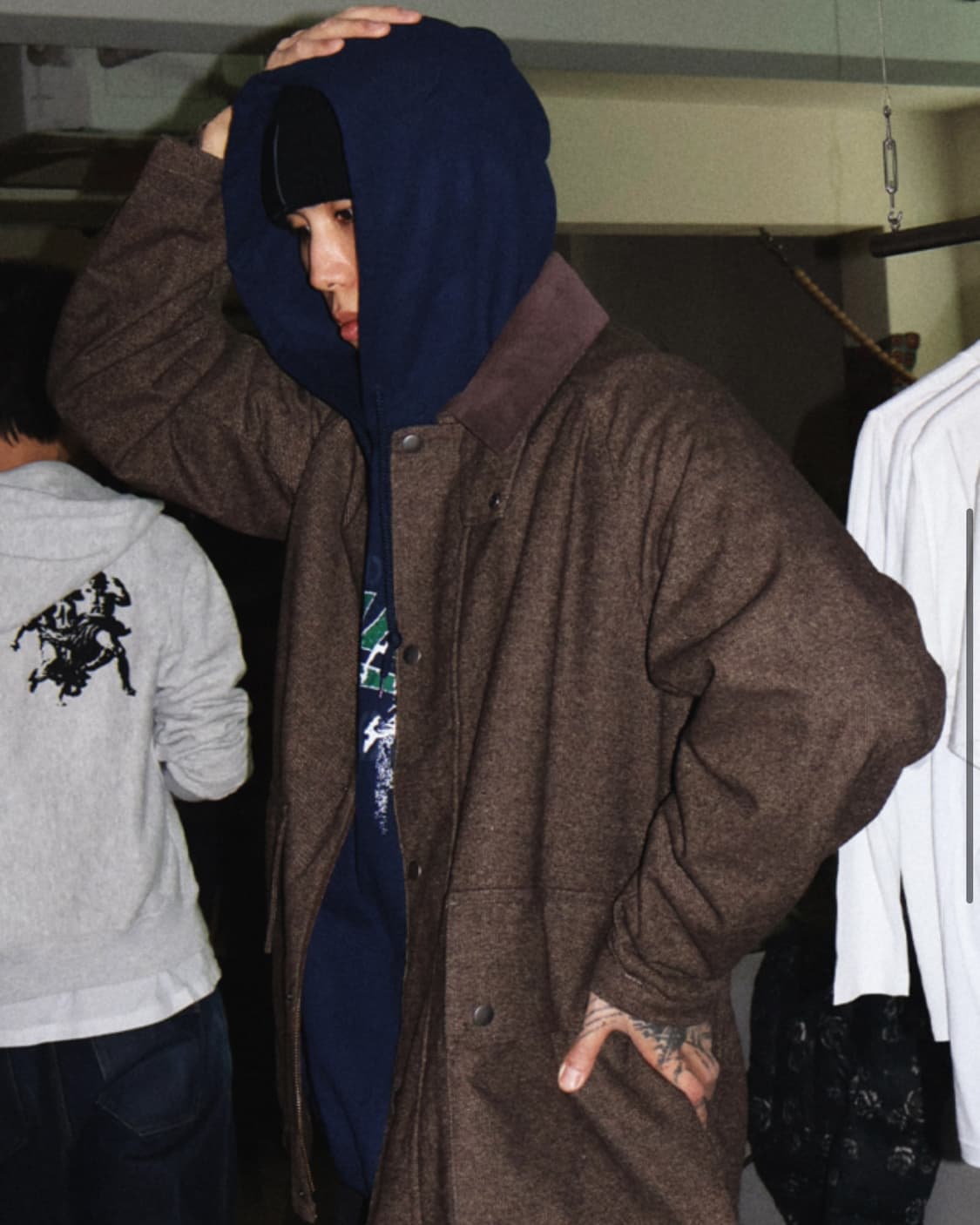 EMMA CLOTHES, TWEED HUNTING JACKET (L) 상품이미지2