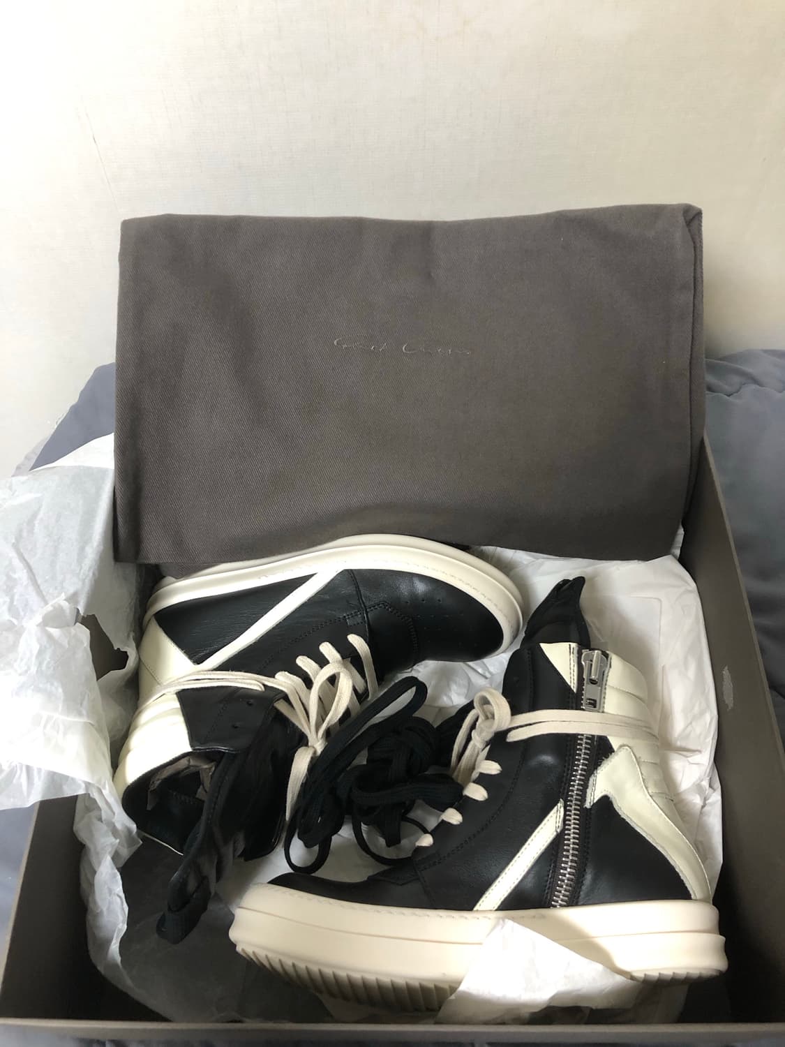 릭오웬스 16SS CYCLOPS 지오바스켓 모노크롬 LPO 36.5  상품이미지10