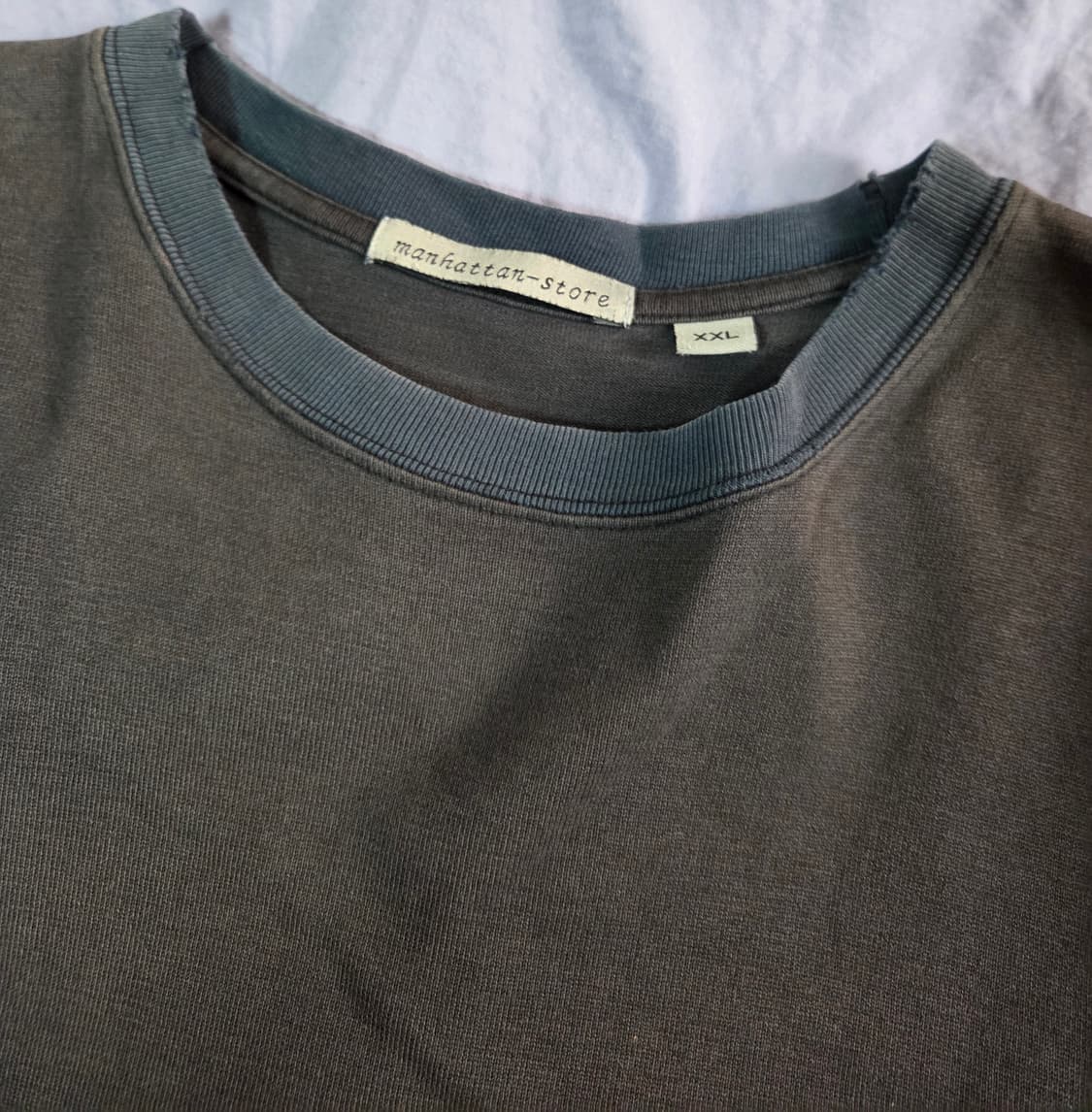 페이드 페인팅 빈티지 반팔 티셔츠 ~2XL 상품이미지3