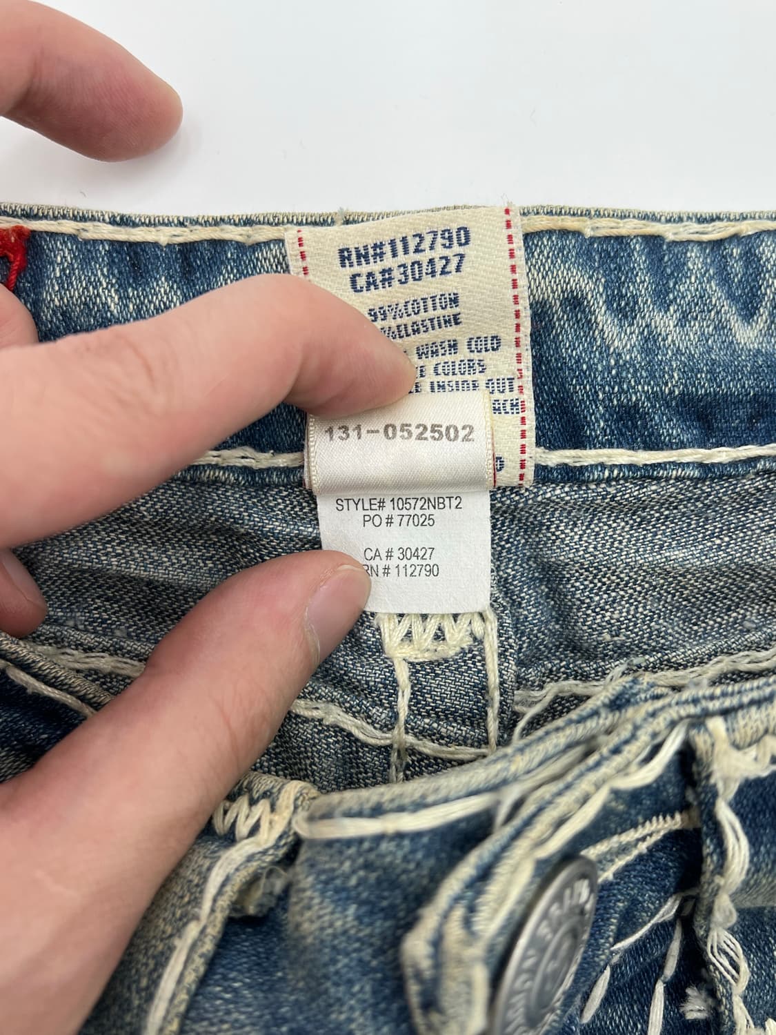 트루릴리젼 스티치 데님팬츠 상품이미지8