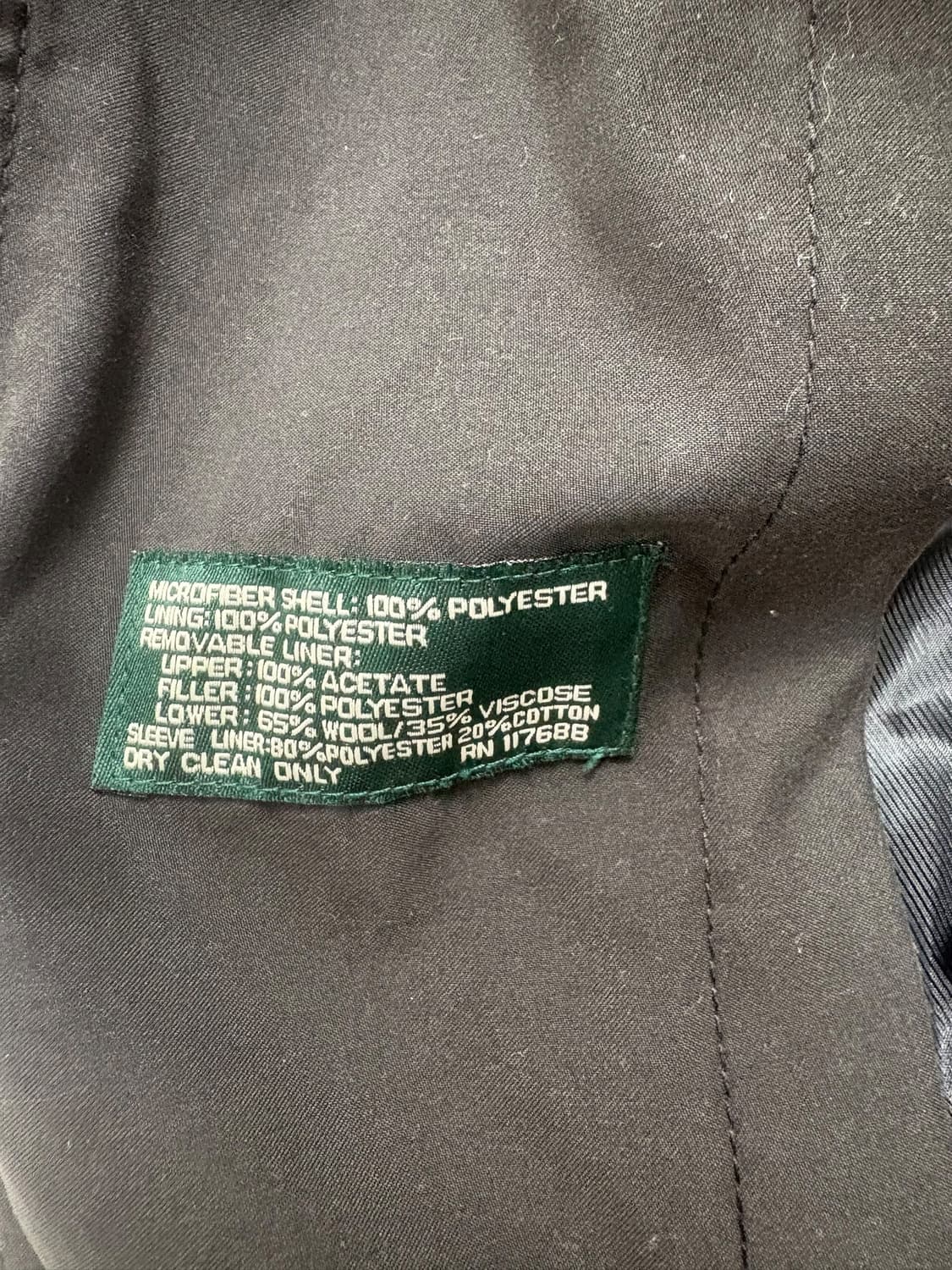 폴로 랄프로렌 롱코트 블랙 상품이미지8