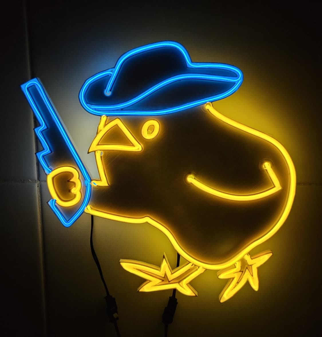 네온사인 병아리 카우보이 led 무드등 램프 상품이미지1
