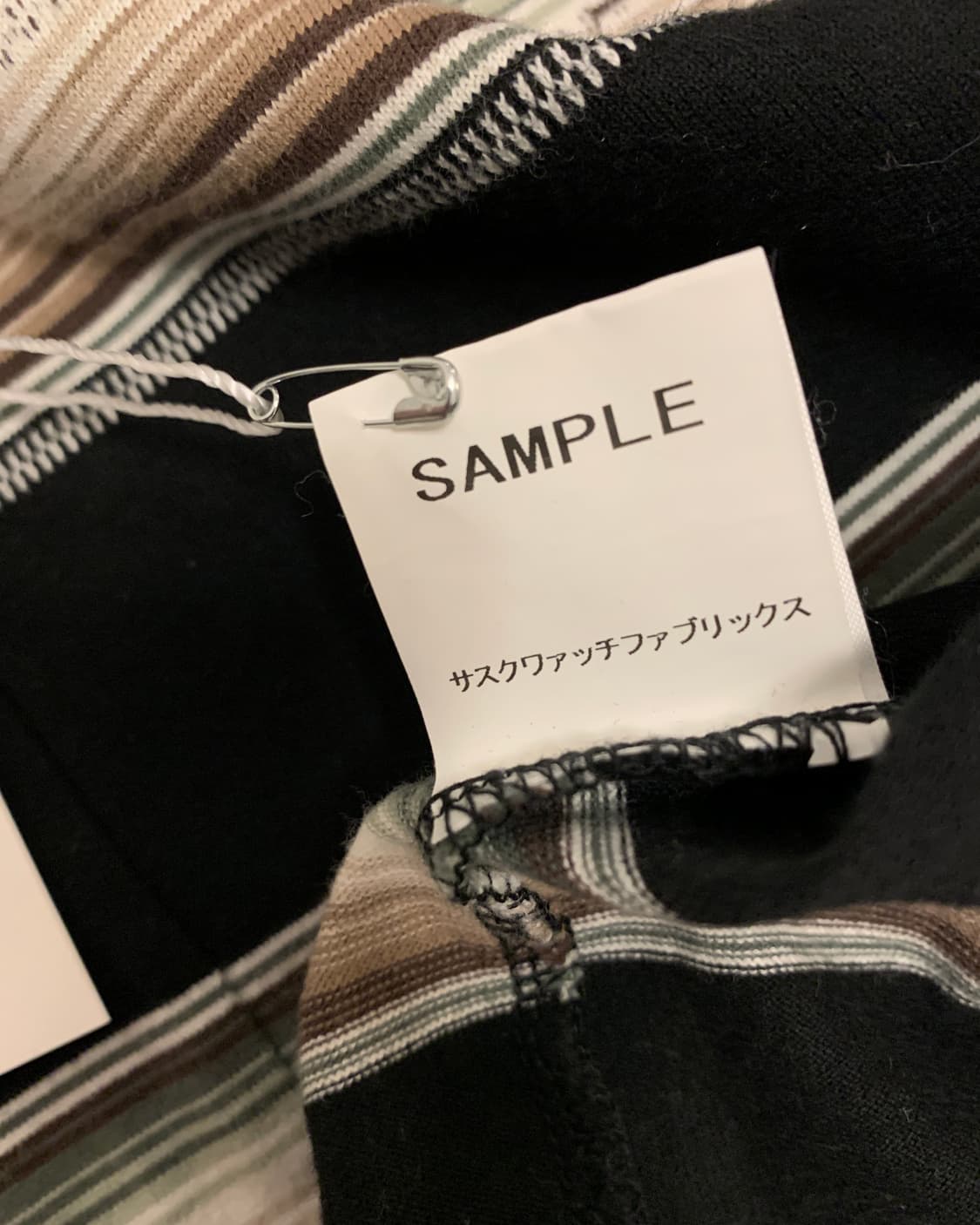 사스콰치패브릭스 스트라이프 헨리넥 롱슬리브 상품이미지5