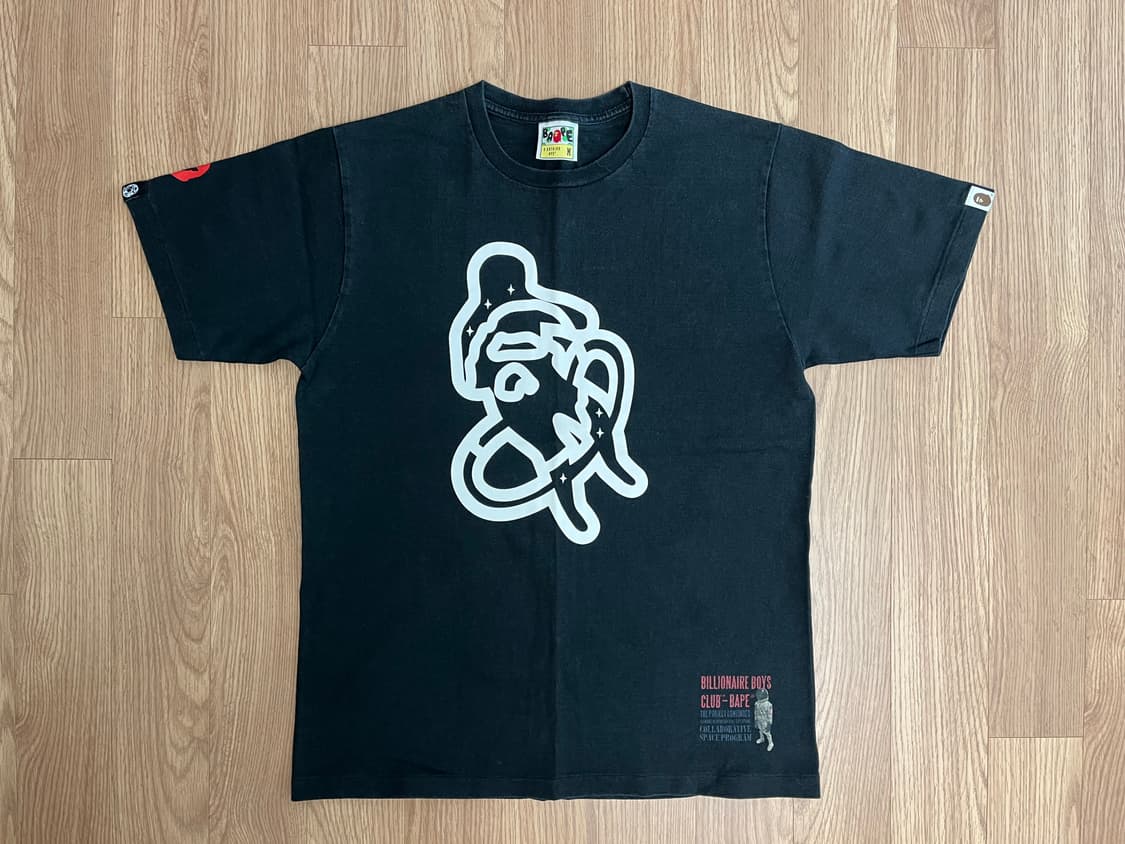 베이프 BAPE X BBC 빌리네어보이즈클럽 티셔츠 Sz.M 상품이미지1