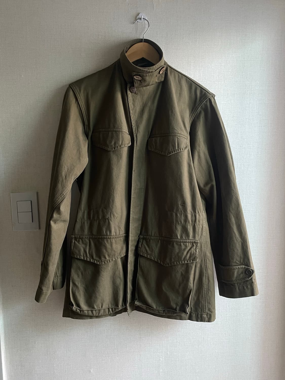 프랑스군 M47 초기형 자켓 - 우드 버튼 (42 사이즈) 상품이미지5