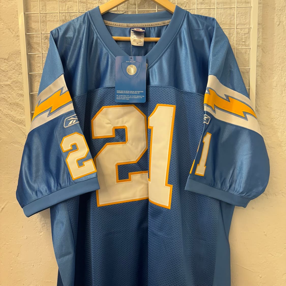 NFL X 리복 LA 차저스 유니폼 져지 2XL 상품이미지3