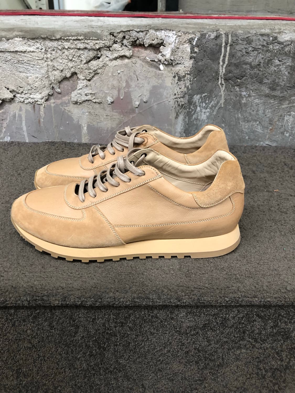 time homme x sturlini 레더 스니커즈 상품이미지1