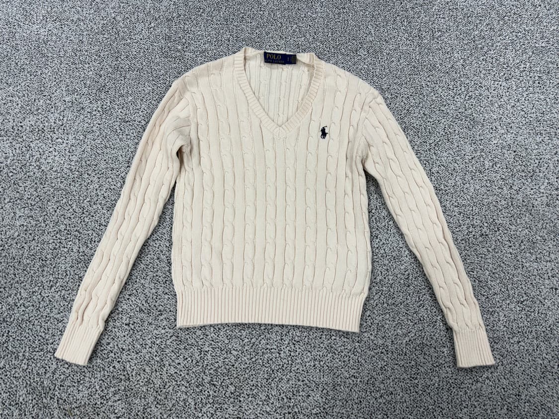 폴로 랄프로렌 꽈배기니트 상품이미지1