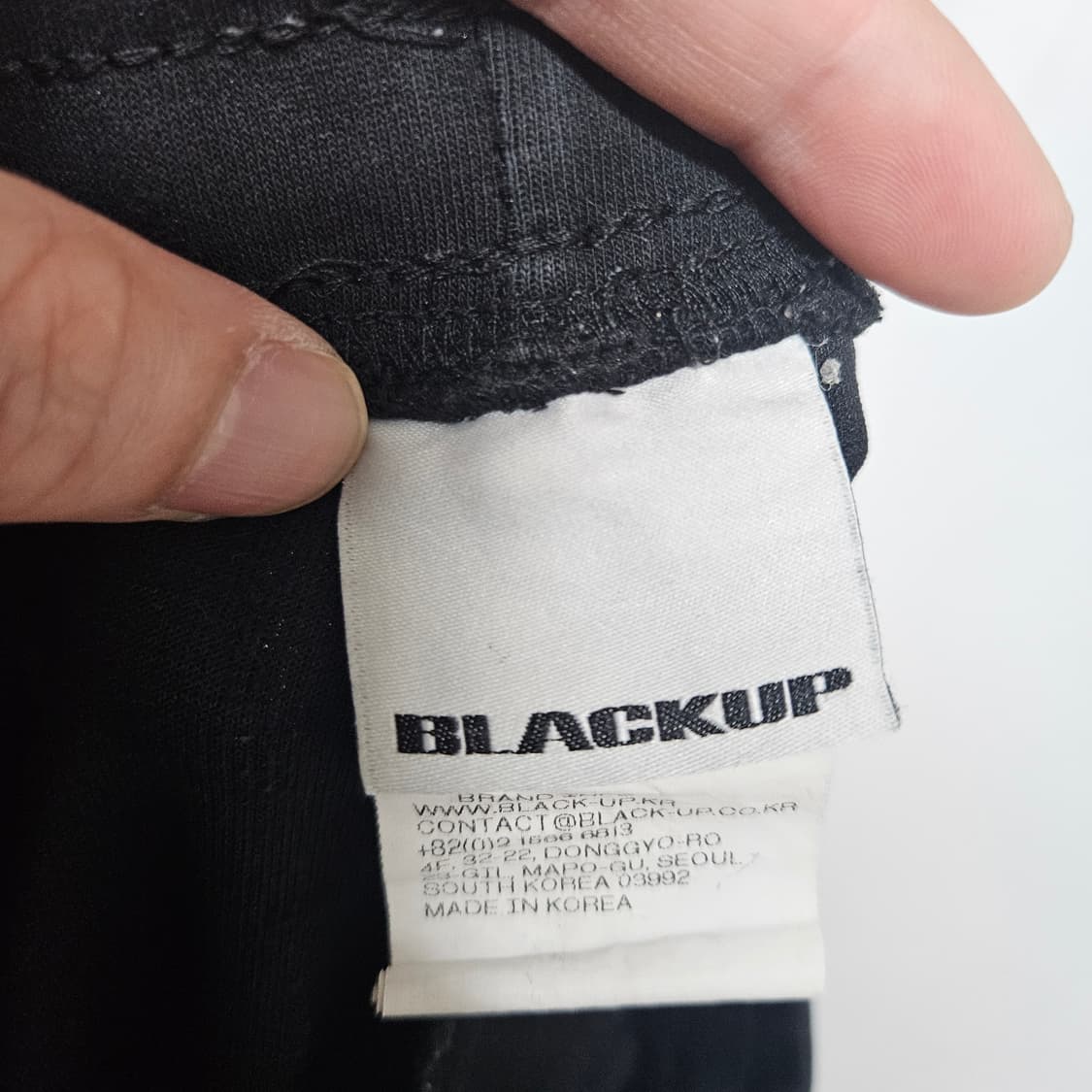 블랙업 부츠컷 밴딩 팬츠 F 상품이미지5