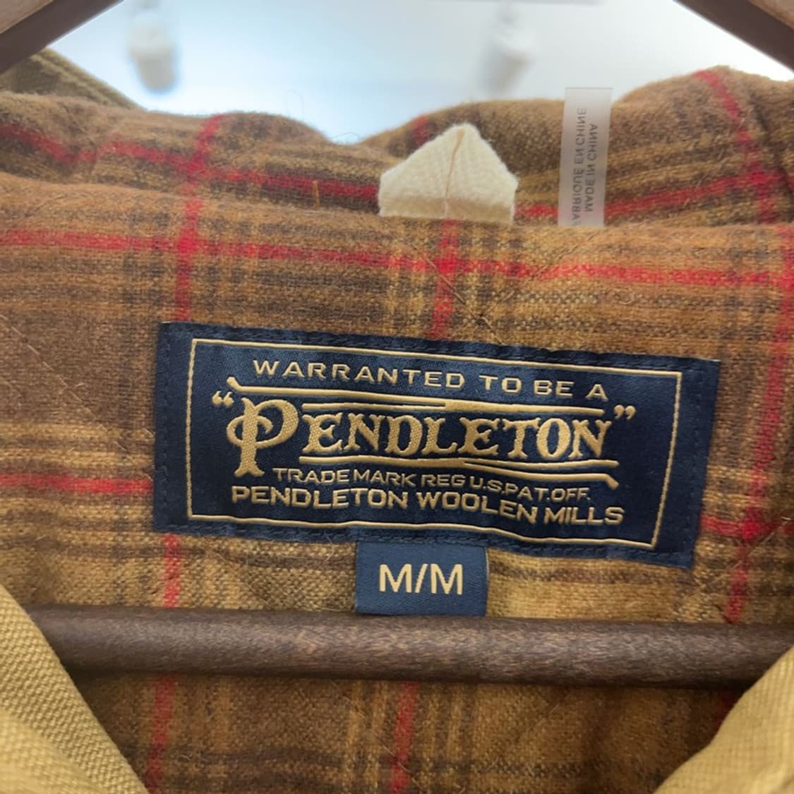 펜들턴 컨트리 빈티지 레트로 후드 워크 자켓 M C07384 상품이미지5