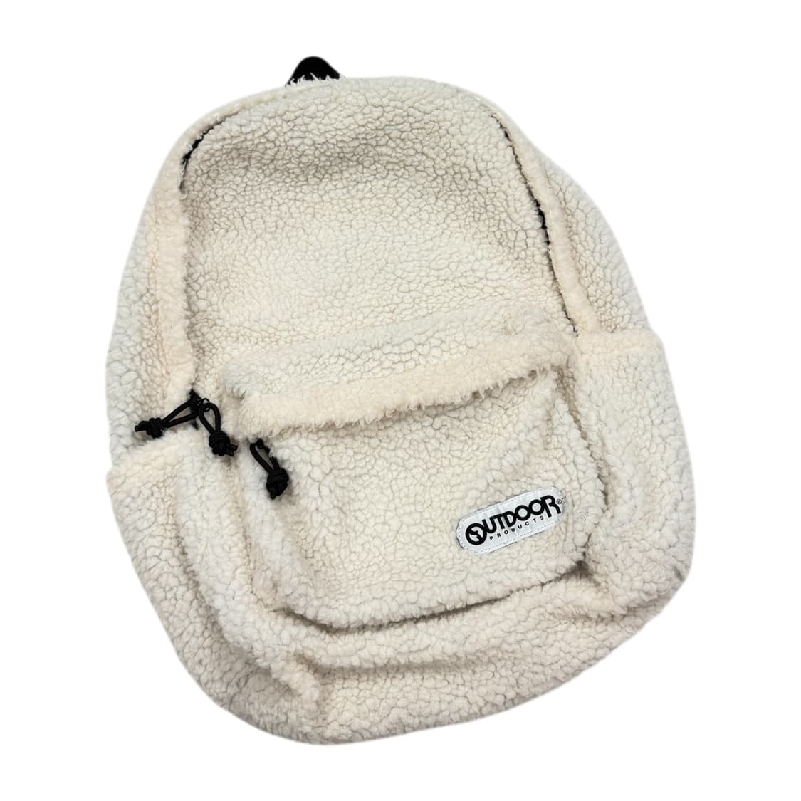 아웃도어프로덕츠 보아 플리스 뽀글이 백팩 가방 아이보리 상품이미지2