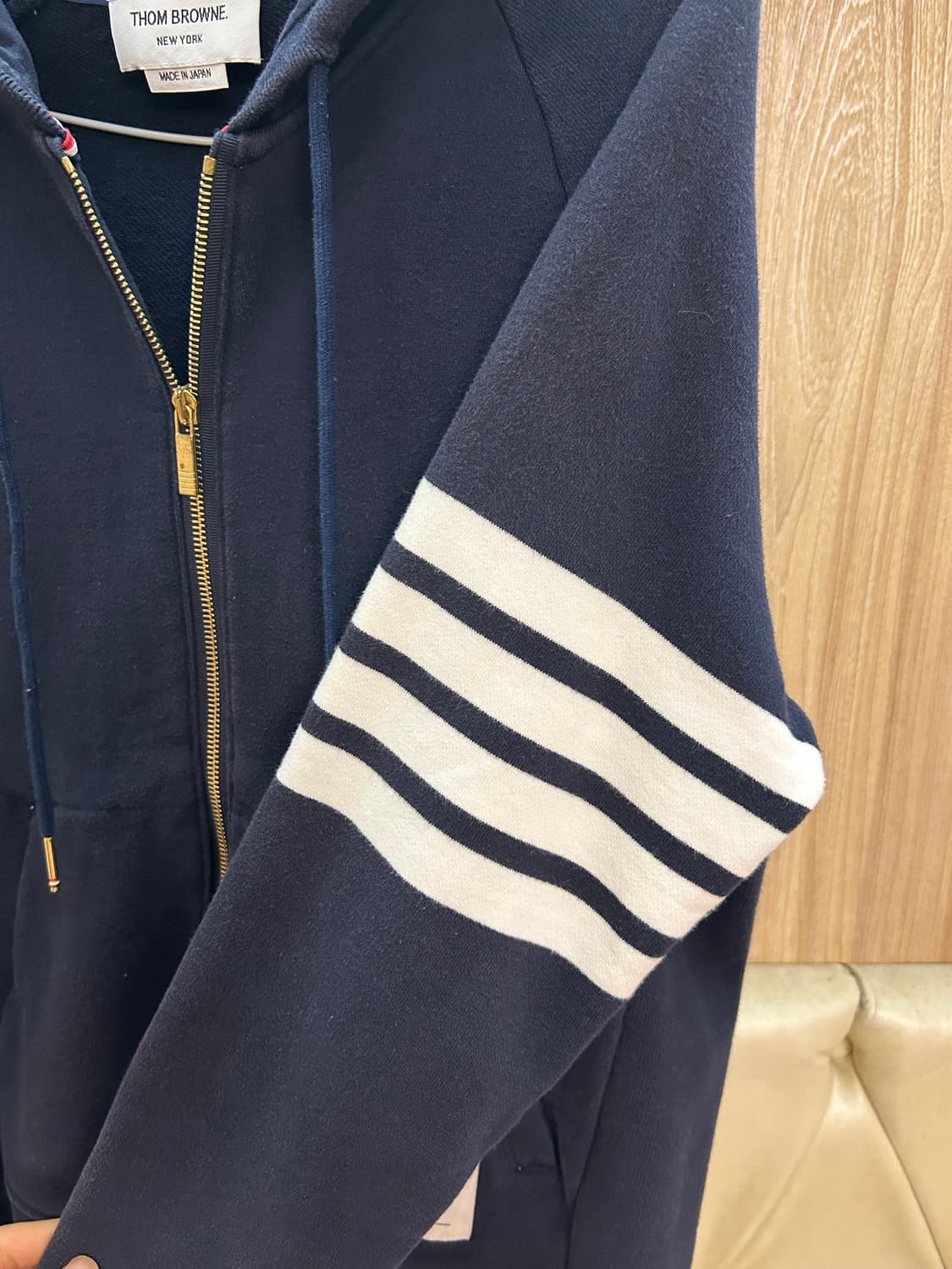 톰브라운 네이비 삼선 후드집업 3사이즈 상품이미지6