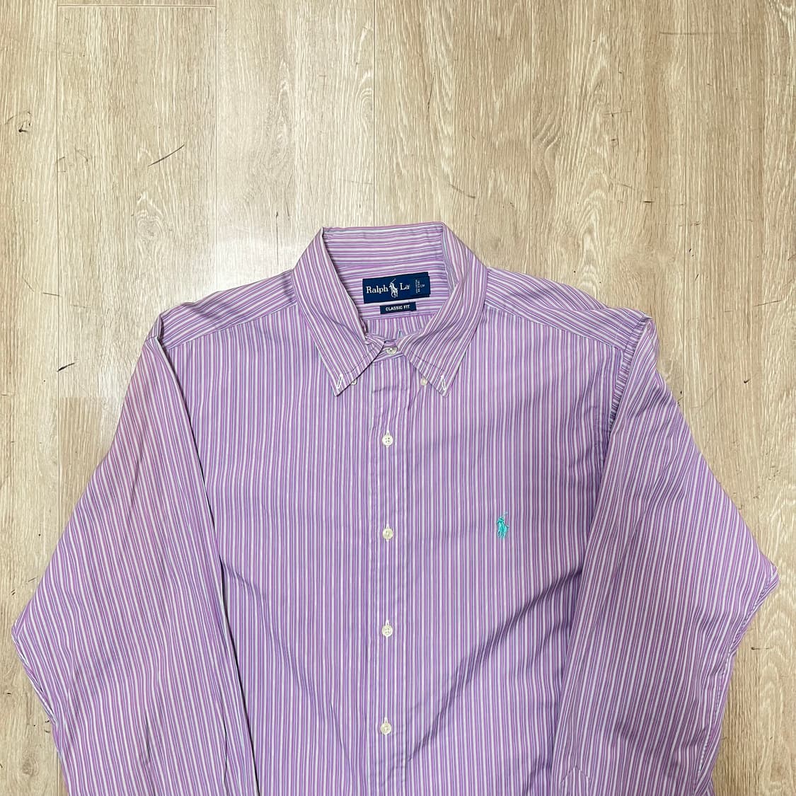 폴로 랄프로렌 남성 스트라이프 버튼 셔츠 L(100) 상품이미지4