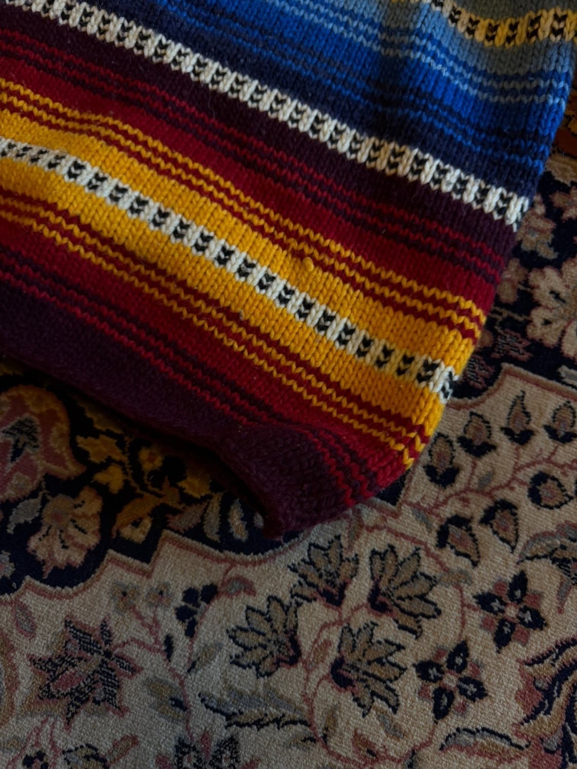 vtg 에콰도르 핸드 메이드 니트 여성66-77 상품이미지9