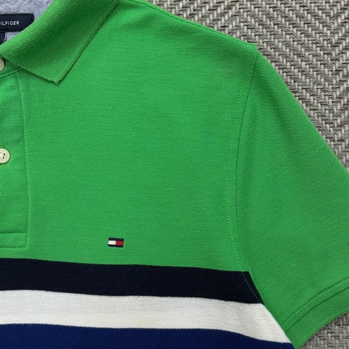 타미힐피거 배색 로고 피케티셔츠 v2938 상품이미지5