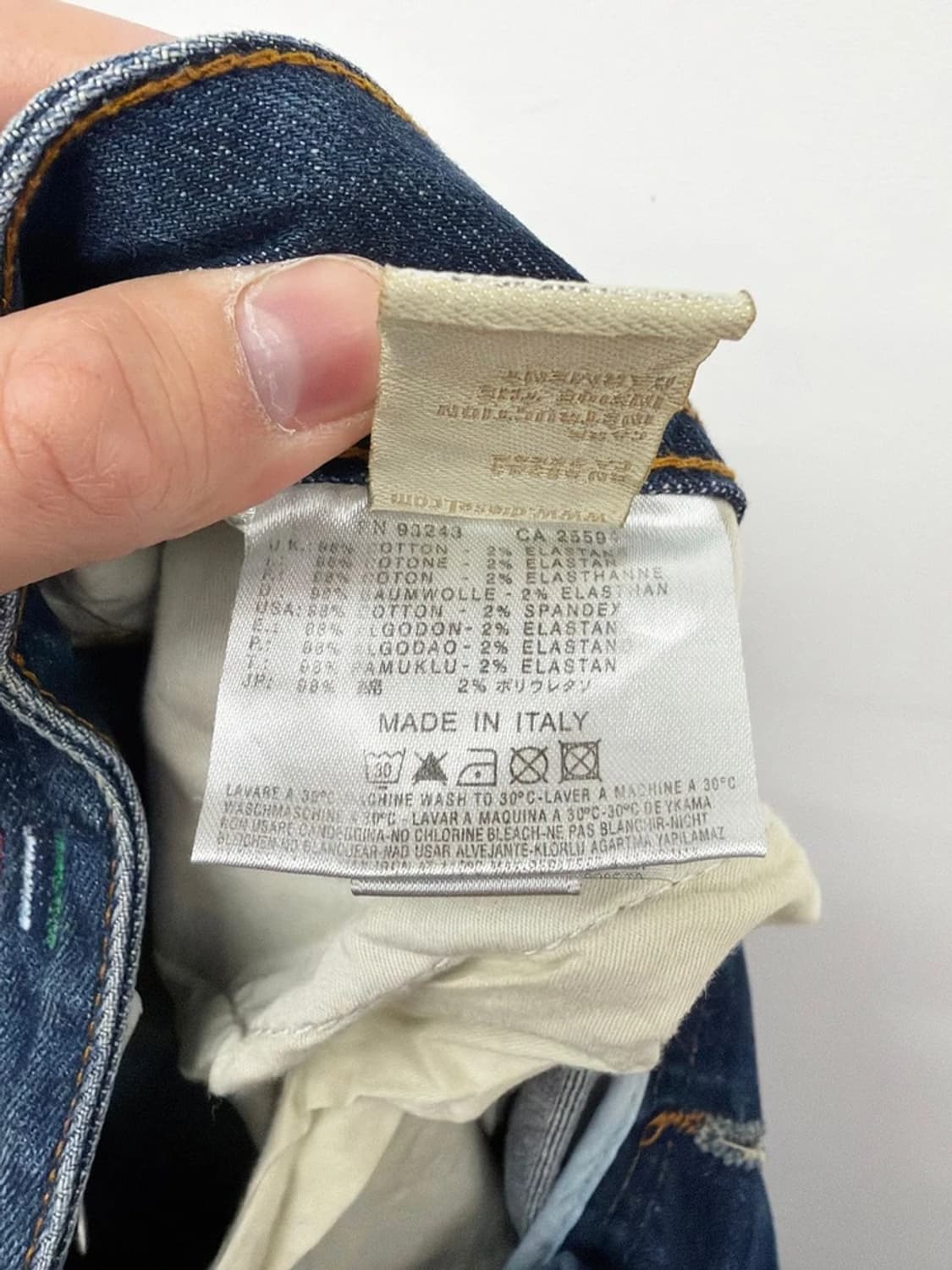 디젤 00's 중청워싱 레귤러 버튼플라이 데님 팬츠 PN9889 상품이미지8