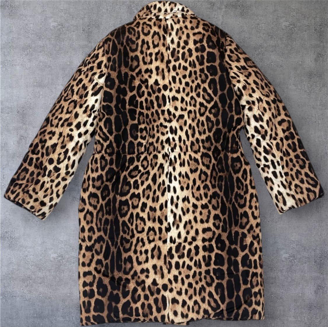 모스키노 Moschino 레오파드 프린팅 롱 패딩 코트 38 상품이미지6