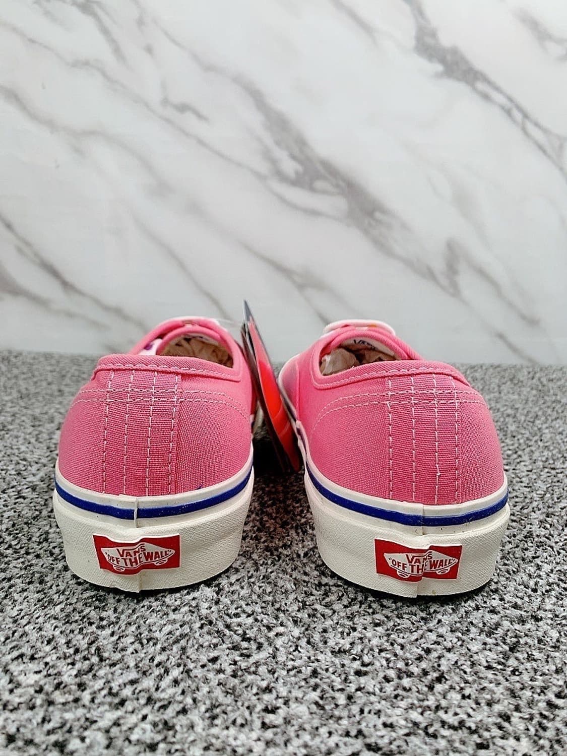 (정품/새상퓸) 반스 남성 핑크 어센틱 스니커즈 상품이미지5